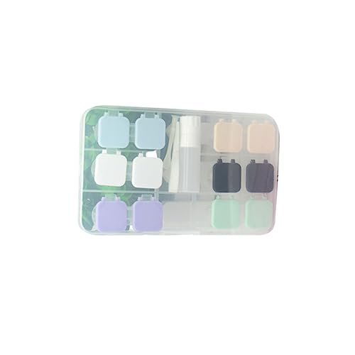 Beavorty Objektivbehälter Kontaktlinsenzubehör Halter Kontaktpinzette Werkzeug Reiseetui Für Kontaktlinsen Kontaktlinsenbehälter-kit Fall Für Männer Kontaktlinsen Tragen von Beavorty