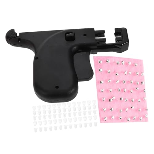Beavorty Ohrlochstechpistole Set aus Edelstahl mit Ohrsteckern und Abdeckungen Präzises Selbst piercing Tool für Damen und Herren Multifunktionales Schnelles Ohrlochstechen für Salon und von Beavorty
