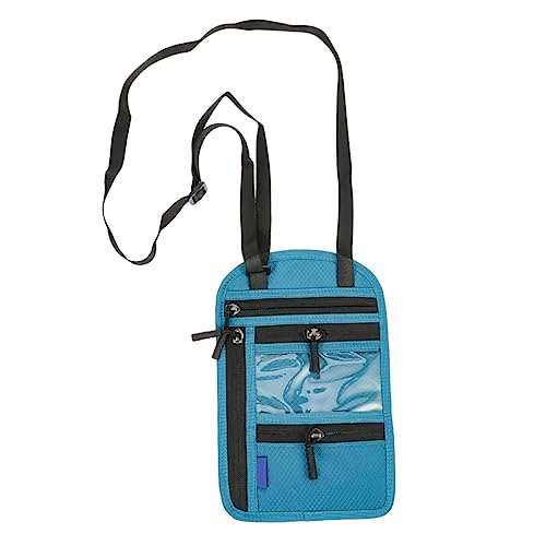 Beavorty Reisepasstasche Für Herren Und Damen Brustbeutel Zum Aufhängen Am Hals Mit Kartenhalter Und Reisepasshülle Zum Verstauen Von Pässen Und Kleinen Gegenständen von Beavorty