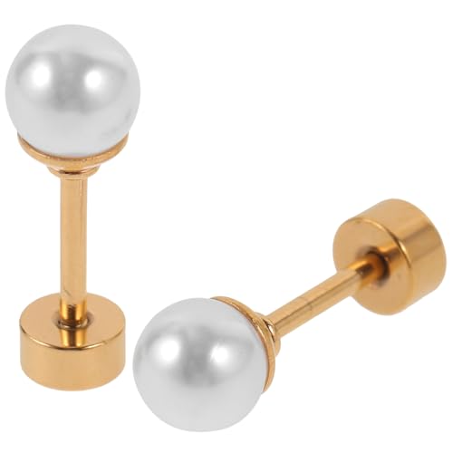 Beavorty Pearl Ohrringe Damen Ohrstecker Perlenohrringe Leicht Elegant Party Schmuck von Beavorty