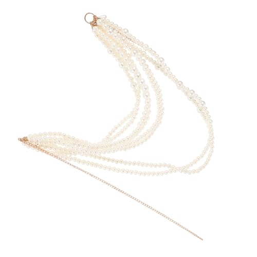 Beavorty Perlen Taillenkette Multi Layer Bauch Schmuck für Frauen Strandmode für Partys und Hochzeiten Langlebig und mit Dekorativen Perlen Verziert von Beavorty