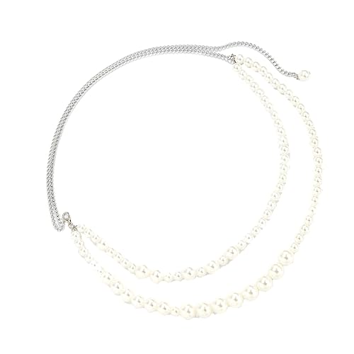 Beavorty Vintage Perlen Taillenkette für Damen Modischer Kettengürtel Kunstperlen für Abendkleider und Partys von Beavorty