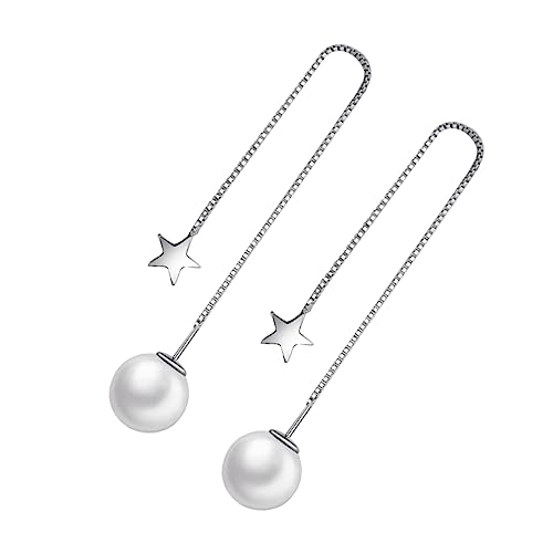 Beavorty Sterling Silber Ohrringe Damen Ohrstecker Tropfenohrringe Modeohrringe Silberne Ohrringe Für Geburtstagsfeiern Shopping Und Arbeit von Beavorty