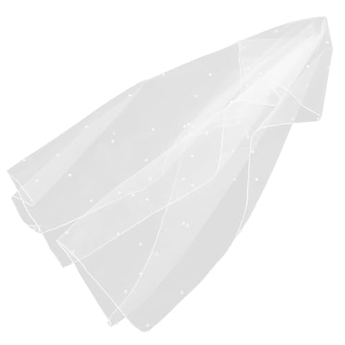Beavorty Brautschleier Mit Verzierungen Hochzeitskopfbedeckung Für Bräute Zum Hochzeitskleid von Beavorty