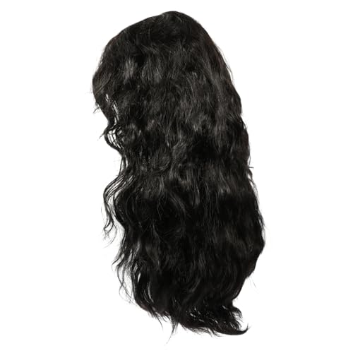 Beavorty Perücke Männliche Punkperücke Cosplay Vokuhila Perücke Haarteil Für Party Halloween Party Männer Haarperücke Perücken Lockiges Haar Accessoire Hochtemperaturdraht Schwarz von Beavorty