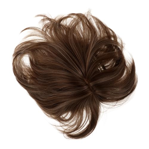 Beavorty Kurzhaarperücke Für Damen Haarteil Mit Volumenwirkung Atmungsaktives Material Schickes Kurzhaardesign Aus Hochtemperaturfasern Natürliche Frisur Für Frauen Mit Dünner von Beavorty