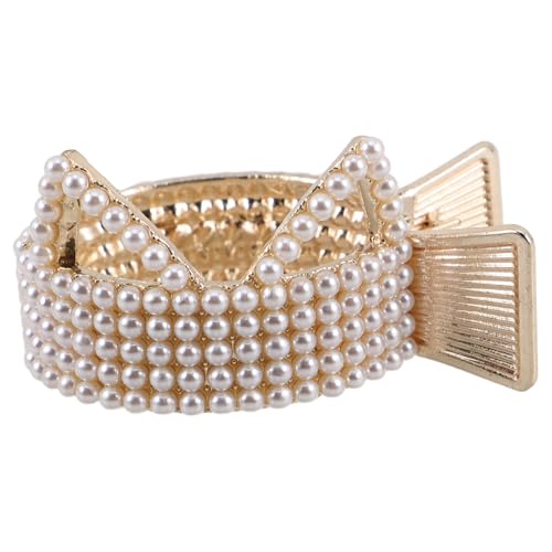 Beavorty Dicke Haarspangen Für Damen Stilvolle Pferdeschwanzhalter Mit Haarspangen in Katzenohrform Mit Simulierten Verzierungen von Beavorty