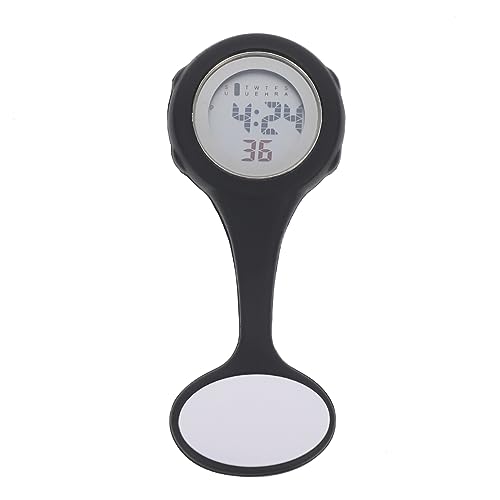 Beavorty Krankenschwester-taschenuhr Mit Runder Digitalanzeige Abnehmbarer Silikonhülle Aus Zinklegierung Tragbar Für Ärzte Und Pflegepersonal von Beavorty