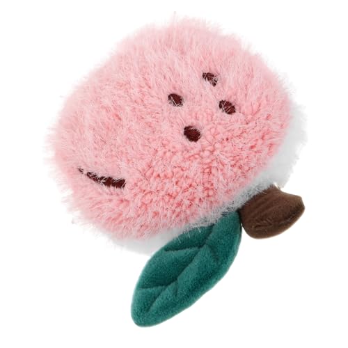 Beavorty Plüsch Apfel Brosche für Kinder Süße Cartoon Anstecknadel Weiches Plüschmaterial Lustiges Accessoire für Rucksäcke und Kleidung für Jungen und Mädchen von Beavorty
