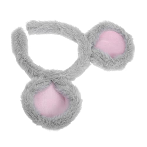 Beavorty Plüsch-mausohren-stirnband Für Junge Mädchen Cartoon-tierkopfbedeckung Für Mädchen Süßes Haarband Für Geburtstagsparty Und Cosplay Elastisch Und Bequem Tragbar von Beavorty