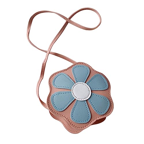 Beavorty Pu-Textil Umhängetasche Für Mädchen Blumenförmiges Design Kleine Kindertasche Outdoor-kindertasche Mit Viel Stauraum Für Reisen Und Täglichen Gebrauch von Beavorty