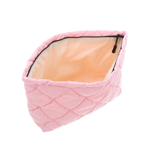 Beavorty Quilted Make Up Tasche mit Kreativem Präge Design Polyester Kosmetiktasche für Damen Tragbar und Handlich Widerstandsfähig und Leicht zu Reinigen für Reisen und Alltag von Beavorty