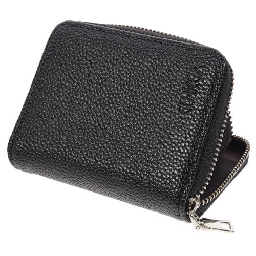 Beavorty RFID Geldbörse für Damen Multifunktionales Kartenetui mit Doppeltem Reißverschluss Harmonischem Design für Kreditkarten Ausweis Bargeld Münzen von Beavorty