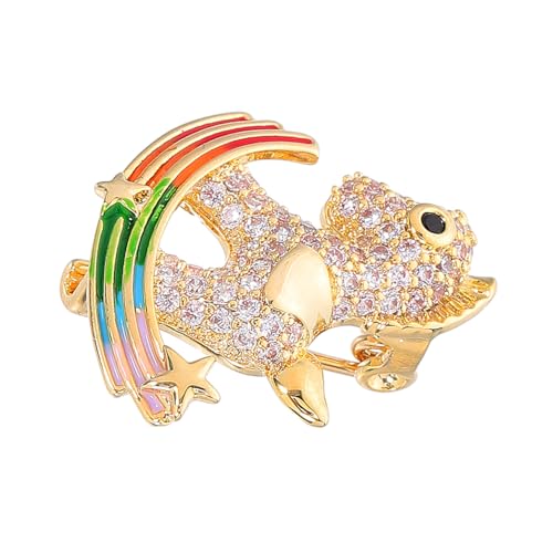 Beavorty Regenbogen Pferde Brosche Anstecknadel Leichtes Design Niedlich für Kleidung Rucksack Hut DIY Accessoire Charmanter Modeschmuck Geschenkidee von Beavorty