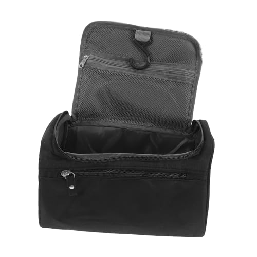 Beavorty Reise-kulturtasche Für Herren Große Kapazität Pu-Kosmetiktasche Wasserabweisend Organisierte Fächer Für Rasierzeug Schwarz von Beavorty
