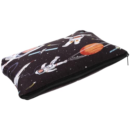 Beavorty Kulturbeutel Mit Griff Weltraum-Druck Große Kapazität Reise-Kosmetiktasche Kosmetiktasche Mit Reißverschluss Für Damen von Beavorty