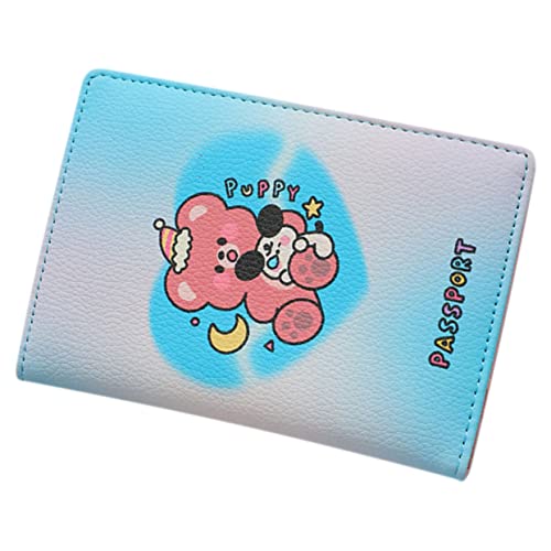 Beavorty Reisepassetui Passinhaber Für Männer Familie des Passinhabers Wesentliche Personalisiert Mehrere Fall Damen Portemonnaie Portmonee Herren Brieftasche Damen Blue von Beavorty
