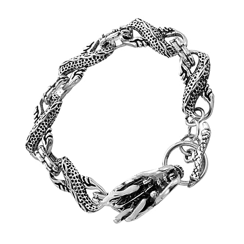 Beavorty Drachenarmband Herren Retro Gothic Armband mit Drachenmotiv Persönlichkeitsarmband für Männer Hip Hop Schmuck für Besondere Anlässe von Beavorty