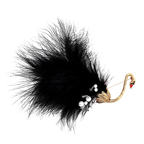 Beavorty Retro Swan Brosche Legierung Dekorative Brosche für Kleidung Einzigartiges Accessoire für Pullover Schals Perfektes für Frauen von Beavorty