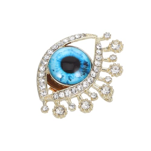 Beavorty Rhinestone Brosche mit Evil Eye Kurze Kreative Corsage Funkelndes Schmuckstück für Damen Vielseitig Einsetzbar als Schal oder Cardigan Pin Originelles Accessoire für Party und Beavorty Rhinestone Brosche mit Evil Eye Kurze Kreative Corsage Funkelndes Schmuckstück für Damen Vielseitig Einsetzbar als Schal oder Cardigan Pin Originelles Accessoire für Party und von Beavorty
