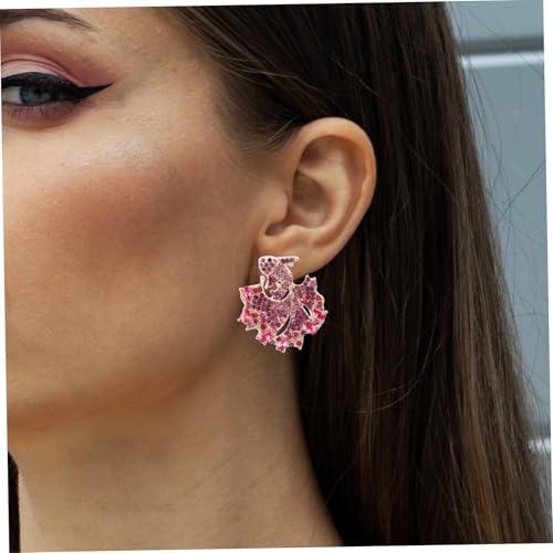 Beavorty Ohrringe Für Damen Mit Fisch-design Übertrieben Strasssteine Retro-inspiriert Zinklegierung Accessoire Für Partys Und Alltag von Beavorty