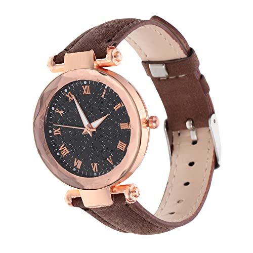 Beavorty Damende Lederarmbanduhr Uhren Frauen Armbanduhren Freizeit Handgelenk Kleidungsaccessoire Partys Verabredungen Schule Kleidungsstile Modisch von Beavorty