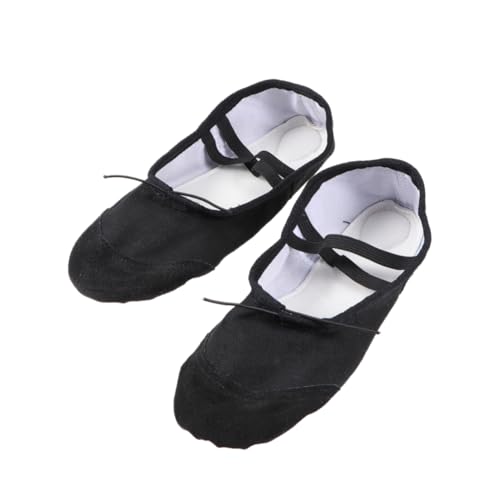 Beavorty Rutsch Ballettschuhe für Erwachsene Leichte Tanzschuhe aus Canvas mit Elastischem Band Flexibel und Langlebig Geeignet für Ballett Yoga Jazz und Gesellschaftstanz Schwarz Beavorty Rutsch Ballettschuhe für Erwachsene Leichte Tanzschuhe aus Canvas mit Elastischem Band Flexibel und Langlebig Geeignet für Ballett Yoga Jazz und Gesellschaftstanz Schwarz von Beavorty