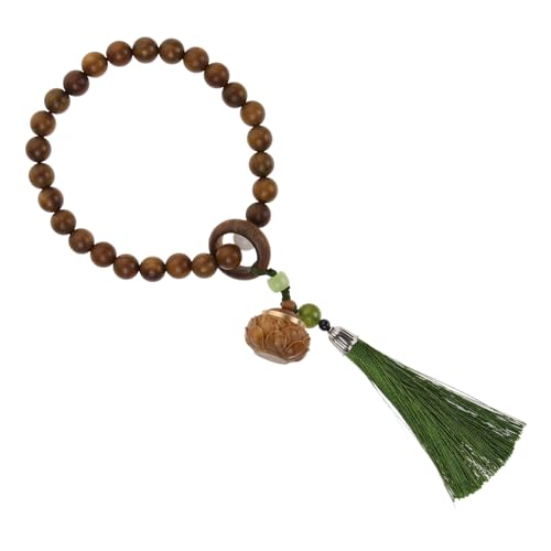 Beavorty Sachet Religiöser Handgelenkschmuck Quastenperlenarmband Frauen Gebetsperlenarmband Bettelarmbänder Für Frauen Perlen Handgelenkkette Gebetsperlen Nylon Olivgrün von Beavorty