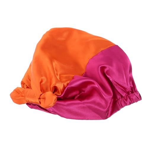 Beavorty Schlafmütze Aus Satin Für Damen Haube Zum Schlafen Mit Elastischem Design Schützt Haar Und Bietet Komfort Schlafhaube Für Lange Oder Lockige Haare von Beavorty