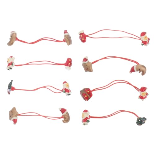 Beavorty Schickes Haarband mit Schneemann-design Haargummi Schneemann-thema Buntes Haarseil-set für Damen Größe M für Weihnachten von Beavorty