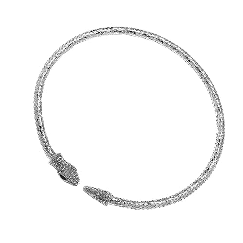 Beavorty Schlangen Halskette mit Verstellbarem Choker Damen Schmuck Realistische Schlangendetails Komfortable Kombinieren für Verschiedene Anlässe von Beavorty