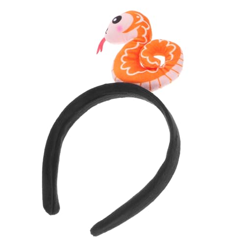 Beavorty Schlangen Stirnband Aus Plüsch Jahr Der Schlange Kostüm-kopfbedeckung Mit Tierohren Für Halloween-partys Outfits Und Maskeraden von Beavorty