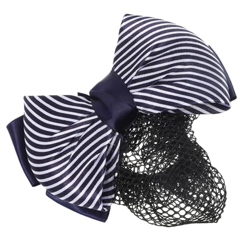 Beavorty Haarknoten Abdeckung Mit Schleife Für Frauen Duttklammer Aus Feinem Netz Haarschmuck Accessoire Für Tanz Und Beruf Sicherer Halt Ohne Verheddern Modisches Dutt Haarnetz von Beavorty