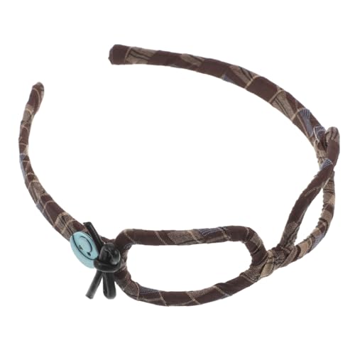 Beavorty Elegantes Kariertes Stirnband Mit Brillengestell Festliches Haarband Für Weihnachten Und Neujahrsfest von Beavorty