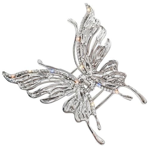Beavorty Schmetterlings-haarspange – Metall-haarspangen Für Frauen – Haarspangen – Stilvoller Schmetterlings-haarklammerhalter – Ideal Für Partys Den Täglichen Gebrauch Und Mehr von Beavorty