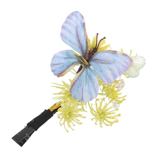 Beavorty Schmetterlingsblumen Haarspange Schmetterlings Haarspange Haarnadel Damen Mädchen Feen Haarschmuck Für Hochzeit Halloween Weihnachten Abschlussball Party von Beavorty