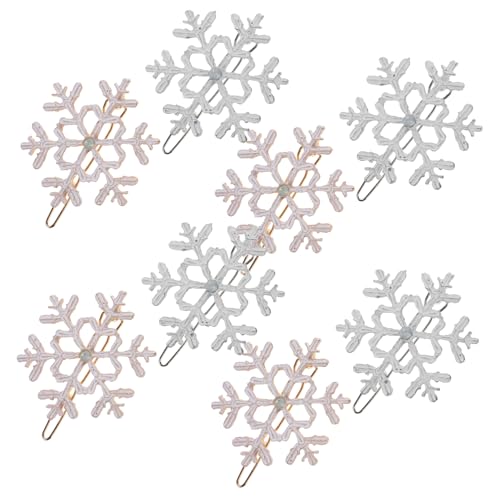 Beavorty Schneeflocken-haarteile Weihnachts-haarspangen Damen-haarnadel Für Weihnachtsparty Maskerade Cosplay von Beavorty