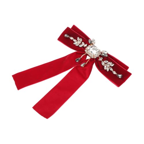 Beavorty Schwarze Vintage Schleifenbrosche mit Funkelnden Strasssteinen Robuste Satin-anstecknadel Eleganter Britischer Retro-stil Vielseitiges Accessoire für Damen für Hochzeit und Party Beavorty Schwarze Vintage Schleifenbrosche mit Funkelnden Strasssteinen Robuste Satin-anstecknadel Eleganter Britischer Retro-stil Vielseitiges Accessoire für Damen für Hochzeit und Party von Beavorty