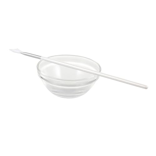 Beavorty Selbstgemacht Gesichtsmaske 2 Stück Maskenpinsel Mischschüssel Für Gesichtsschlammmaske Waschbar Wiederverwendbar Für Zuhause Und Reisen Kosmetikpinsel Für Effektive Anwendung von Beavorty