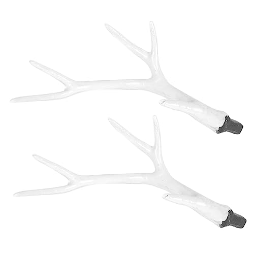 Beavorty Simulierte Geweih Weihnachts Stirnbänder Diy Accessoires Für Kreative Dekorationen Weiß Robustes Kunststoffmaterial Leicht Und Langlebig Für Weihnachtskostüme Und von Beavorty