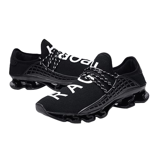 Beavorty Sportschuhe Schuhe Männer Mann Freizeitschuhe Schuhe für Männer Laufschuhe Lauflernschuhe Mann Turnschuhe atmungsaktive Turnschuhe Schwarz von Beavorty