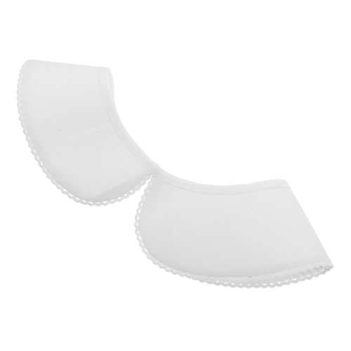 Beavorty Stand-up-Kragen falsches Hemd Blusenkragen Abnehmbarer Hemdkragen Bluse mit falschem Kragen Dickey Kragen für Fake-Kragen abnehmbar Falsches für Weiß von Beavorty