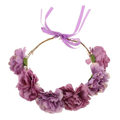 Beavorty Elegantes Blumen-stirnband Für Damen Modisches Stirnband Braut-stirnband Blumenmädchen-haar-accessoire Für Besondere Anlässe von Beavorty