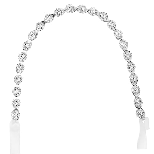 Beavorty Strass-stirnband Kopfschmuck Für Die Braut Kopfbedeckung Für Damen Kopf Kette Elastische Stirnbänder Für Damen Haarschmuck Für Damen Brautschmuck Kristall Kind Erwachsener von Beavorty