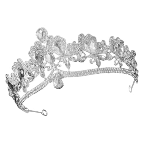 Beavorty Haarschmuck Strass-krone Für Braut Hochzeit Prom Abendessen Partys Metallkrone Mit Bling Kopfstück Damenkrone Für Besondere Anlässe von Beavorty