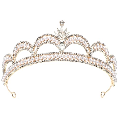 Beavorty Strass-tiara Für Hochzeit Geburtstagskronen Stirnband Braut-hochzeits-stirnband Strass-hochzeitskronen Für Braut Geburtstags-tiara von Beavorty
