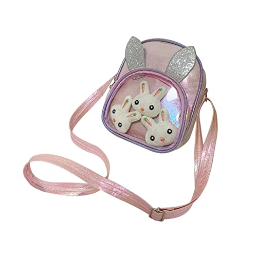 Beavorty Tasche Für Junge Mädchen Mit Reißverschluss-Design Schicke Glitzernde Schultertasche Für Außenbereich Reisetasche Mit Verstellbarem Riemen von Beavorty