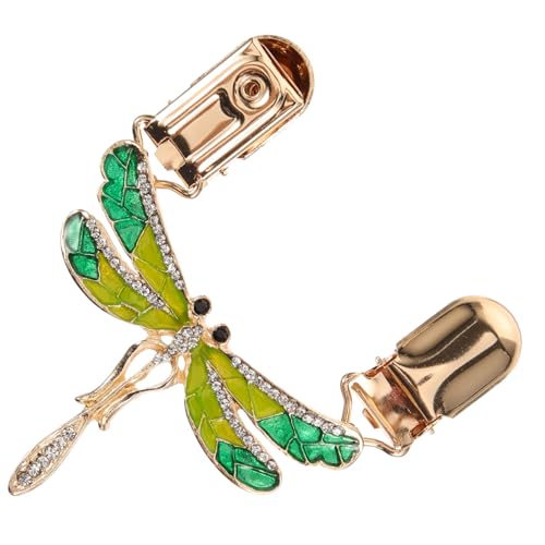 Beavorty Sweater Clip Metall mit Strass Wunderschöner Schalclip im Drachenfliegen Design für Damen Herren für Strickjacken Kleider und Schals Leicht und Praktisch von Beavorty