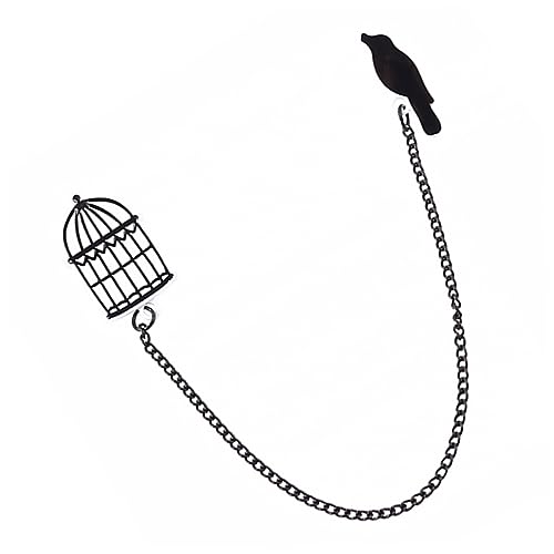 Beavorty Tasche baumeln Kettenbrosche Karikatur Damen Hüte abstecknadeln bags o'bag broschen für kleidung broschenabzeichen aus metall Kleidung baumeln Kettenbrosche Legierung (Eisen) Black von Beavorty