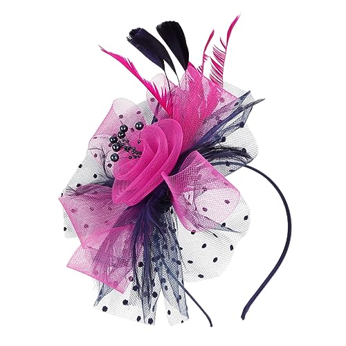 Beavorty Teepartyhut Für Damen Brauthut Mit Federn Elegantes Stirnband Für Hochzeiten Teepartys Besondere Anlässe Vielseitig Einsetzbar von Beavorty